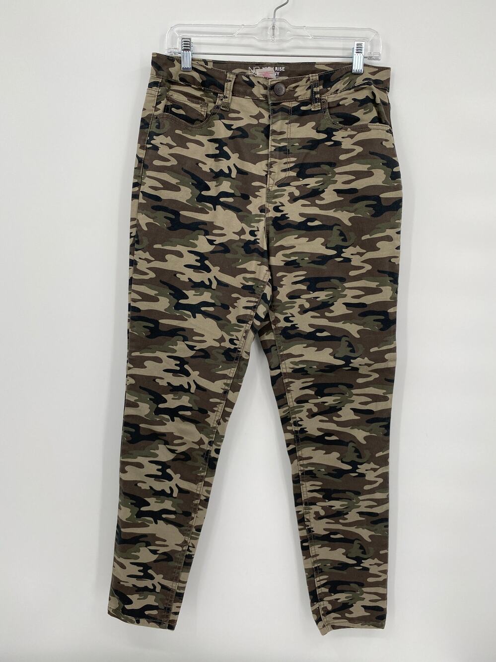 No Boundaries High Rise Skinny Green Camo Jeans Juniors 13